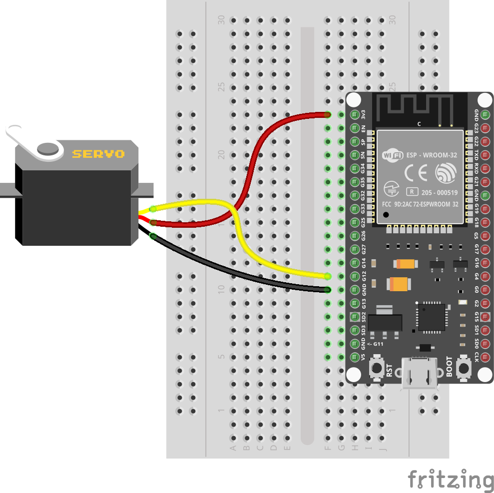 Servo motor diagram